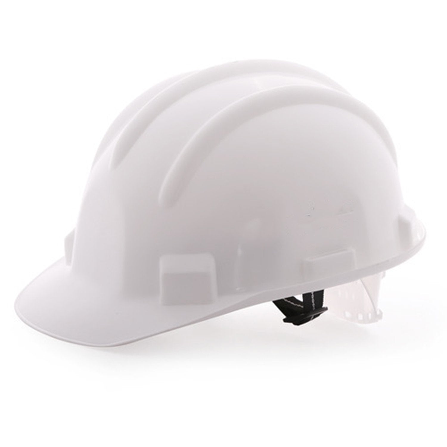 Safety helmet in use on a construction site, demonstrating its protective qualities Safety helmet in use on a construction site, demonstrating its protective qualities